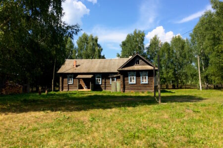 Russisches Holzhaus