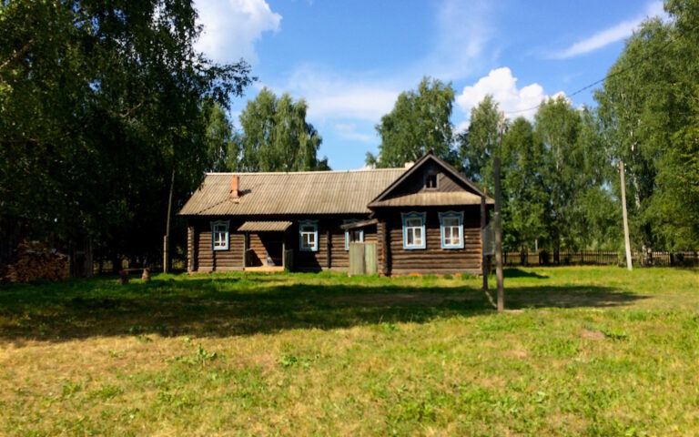 Russisches Holzhaus